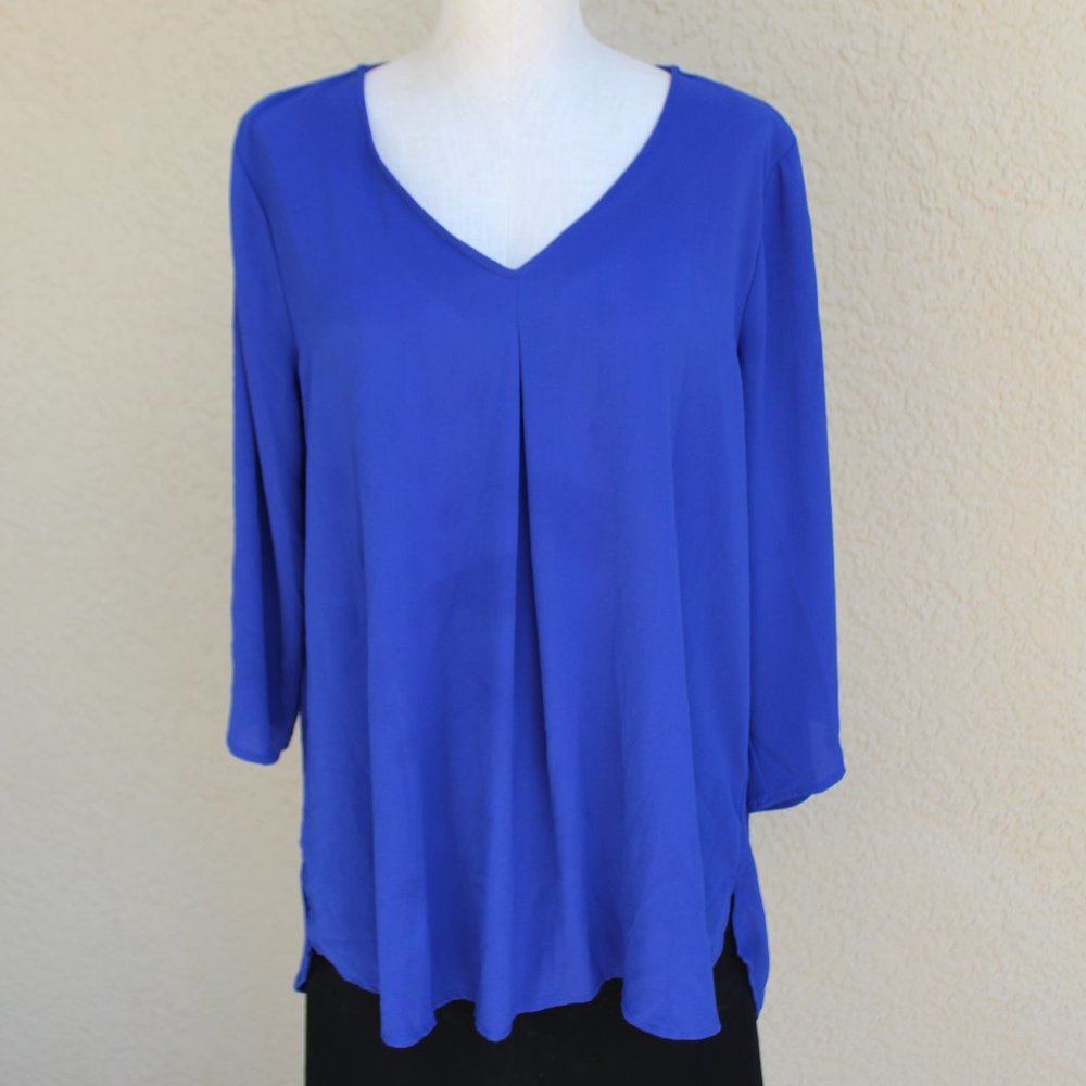 Bobeau Lightweight Pleated Tunic